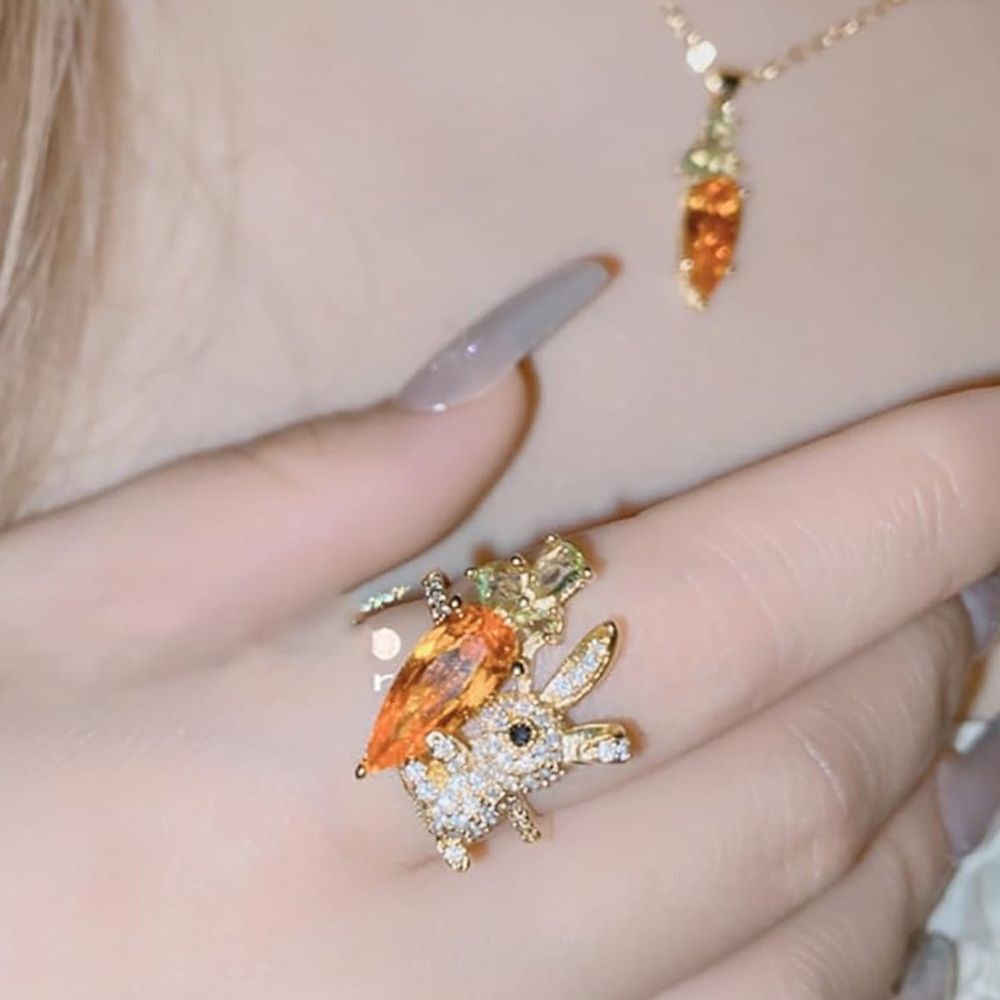 14k Rabbit Ring - Picture 3 of 5